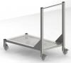 Transport cart stainless steel